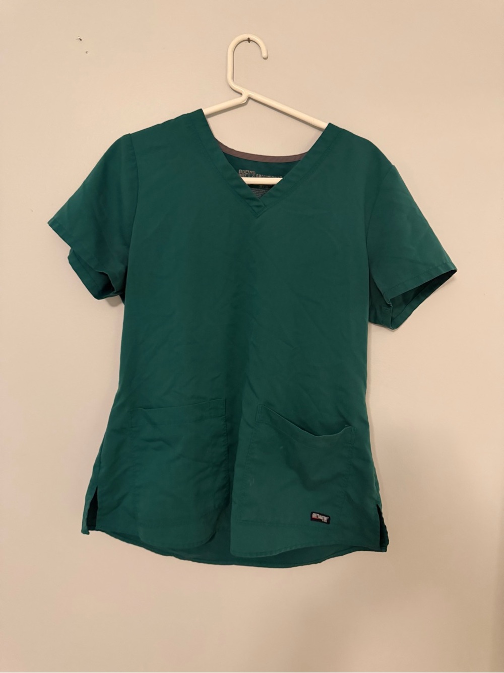 Grey's Anatomy Deep Teal V-Neck Scrub Top